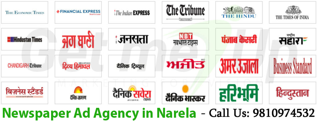 Newspaper Ad Agency in Narela